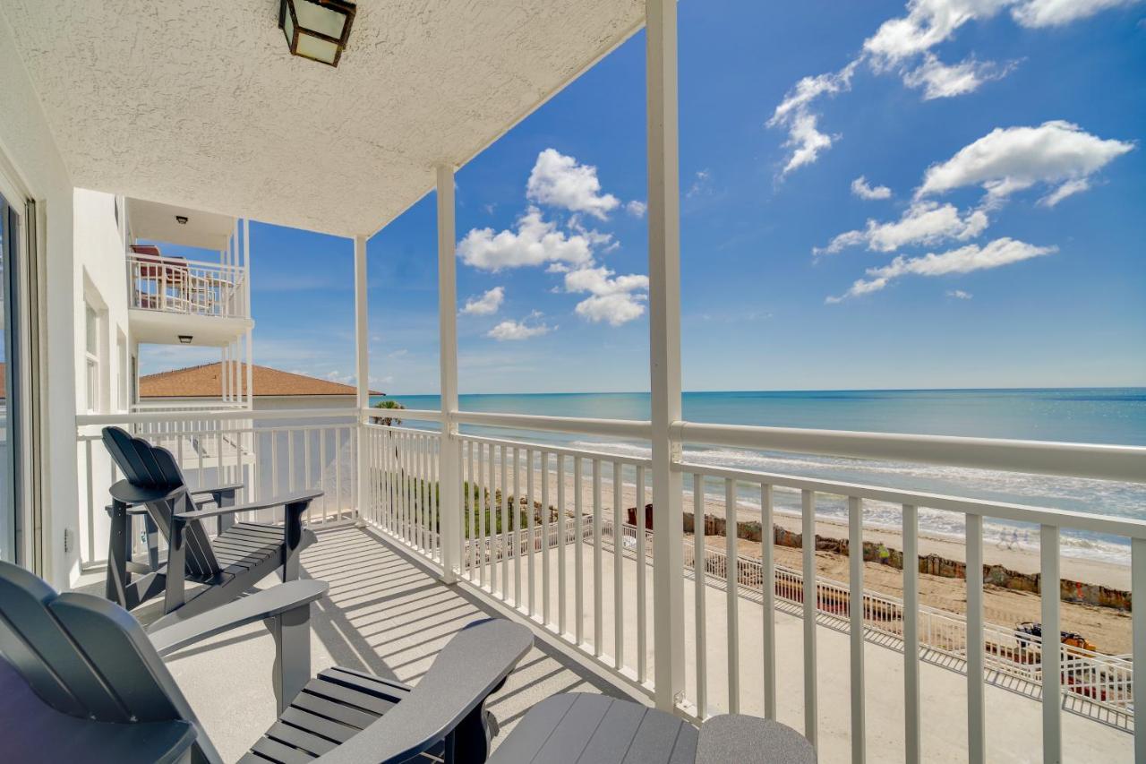 Oceanfront Satellite Beach Condo With Balcony, Views Zewnętrze zdjęcie